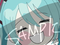 보컬로이드/버츄얼싱어 하츠네 미쿠 와앙포카 도안 판매