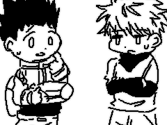 키르아랑 곤이랑 안 헤어지는 만화