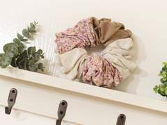 핸드메이드 빅사이즈 스크런치