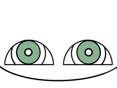 [그림] 미도리도리양배추 와앙 투명포카 도안