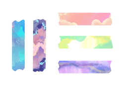 이상한 마스킹테이프 굿노트 스티커