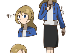 [해리아이] 젊을 때 날조 설정화