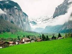 매력적인 스위스 마을