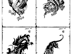 종남오검 사방신 점지 타로