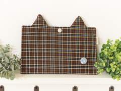 핸드메이드 고양이 통장 파우치