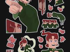 죠죠 카쿄인 칼선스티커 도안