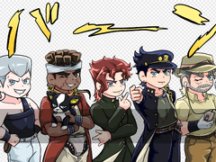 (죠죠) 스타크루 투명포카 도안 유료배포