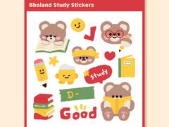 [굿노트 스티커] 열공 스티커