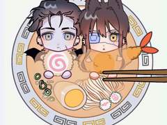 라멘 2인 고정틀 커미션🍥