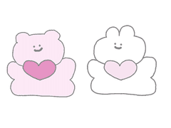 하트 포옹 카톡 테마 [ios/and]