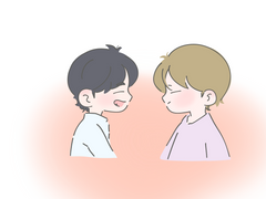 우린 마주보며 서있어