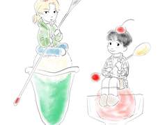 잇겸 - 메론소다플로트아이스크림 & 피치샤베트