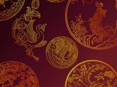 [클튜/유료] 동양풍 전통 문양 브러시 - 봉황