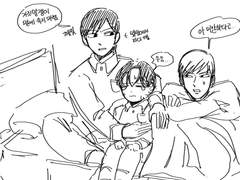 아기 스카치 놀리기