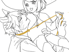 출근버스에서 그린거