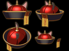 ★[할로윈배포] 3D 네코강시모자