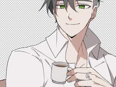 블배 식사예절 포카 도안 2종