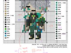 십자수 도안 - 원신 알하이탐 Alhaitham