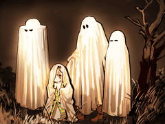 합해파 할로윈 엽서 도안 배포