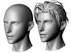 [ 남성3 헤드 ] 헤어포함