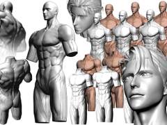 웹툰캐릭터 6인-토르소 18종+헤드 [토르소 전체셋트]