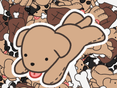 강아지 인형 브러쉬