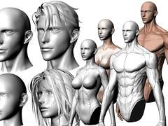 웹툰캐릭터 6인:남녀 2인[ 커플셋트 Vol.2 ]