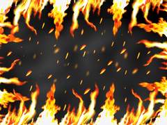 화염, 불티, 연기 브러쉬와 PNG -클립스튜디오