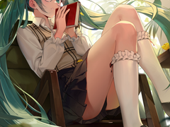 가을미쿠 일러스트 작업 과정