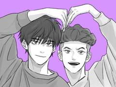 [2023/10/29]대운동회 태웅태섭엽서 그림들