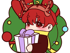 SD, 크리스마스, 헤더 커미션 받습니다!