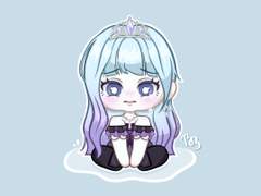 💧울지마💧 고정틀 SD타입 프로필 커미션