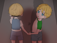 [그림] 아가야, 이리온. / 타케미치, 찾았다.