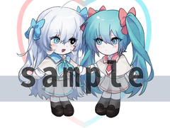 SD 풀채색 고정틀 커미션