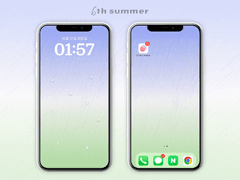[공유] 플레이브 여섯번째여름 일코 배경화면 공유