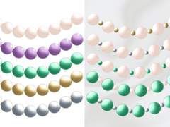 진주, 옥, 자수정, 은, 금 팔찌와 목걸이 브러쉬(클립스튜디오)