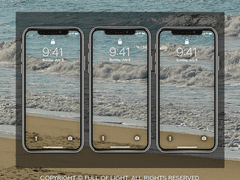 [배경화면] 파도 조각 SET