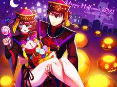 [여체화] 2021~2023년 오메르타 웡우오♀(웡×뇨타 우오즈미) 할로윈 일러스트