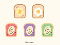 식빵 스티커