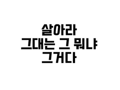 [자존감 올려드립니다]
