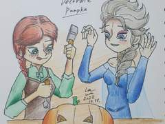 2023 호박 깎는 자매