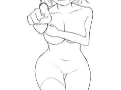 사키 인체 + 머리카락