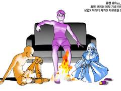 [이메레스 배포] 발등에 불 떨어진 캐릭터 옆에서 고구마 굽기 (1인, 2인, 3인)