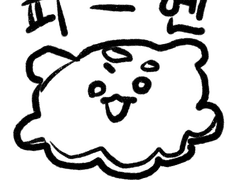 피엔나 투명 포카 도안 무료 배포