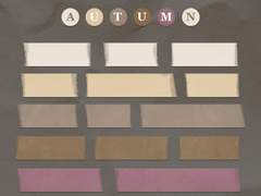 [굿노트 스티커] 가을의 색 마스킹 테이프