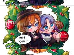 크리스마스 sd 고정틀 커미션