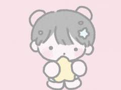 별을 든 지성 버블 배경