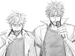 준쟁 롹커 낙서