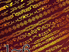 [클튜/유료] 한국 전통 덩굴 브러시 1-6