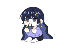 내가 다 먹을 거야!! 빼빼로데이 한정 고정틀 커미션